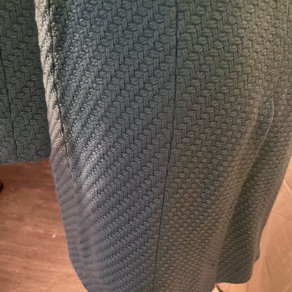 Light blue Trench Coat with Toggle Closures - Picture 6 of 9